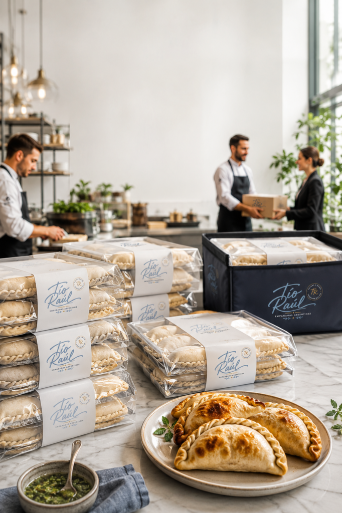 Empanadas congeladas para eventos no bairro Perdizes, em São Paulo - SP